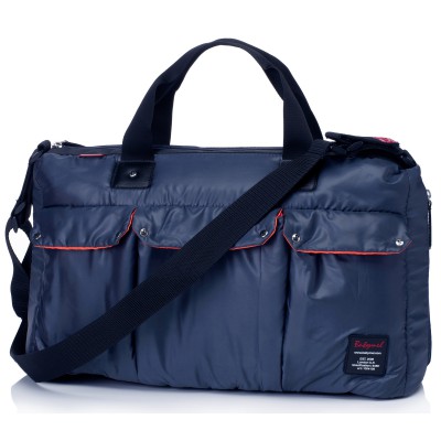 Sac à langer papa soho messenger bleu marine