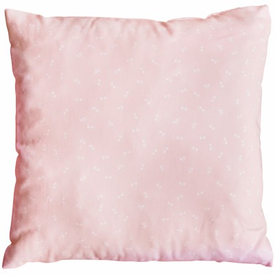 Coussin carré décoratif pink bows (26 x 26 cm)