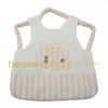 Bavoir rose Garda (Grand mod�le)