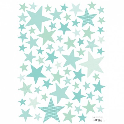 Stickers a3 my superstar mint tones by sophie cordier (29,7 x 42 cm)