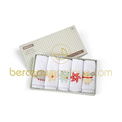 Bo�te de 5 langes Whirligig par Mamas and Papas