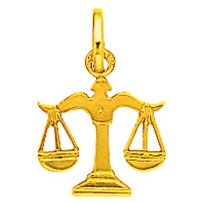 Pendentif breloque balance (or jaune) par A.Augis