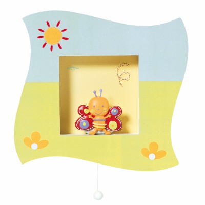 Boîte à musique murale doudoudi (25 x 22 cm)