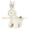 Lapin assis musical (17 cm)
