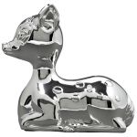 Tirelire Bambi (m�tal argent�) - Orf�vrerie de Cr�vigny 