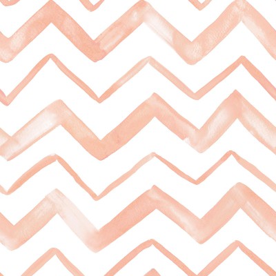 Papier peint chevrons roses by lucie bellion (2,5 m)