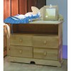 Commode � langer Lapin fintion naturel vernis 