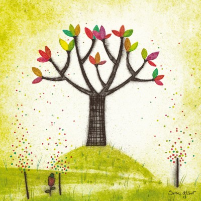 Tableau sweet colline by soizic gilibert (30 x 30 cm)