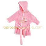 Peignoir de bain Jolie souris (0-6 mois) - Doudou et Compagnie
