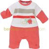 Combinaison longue Corail, rouge & co