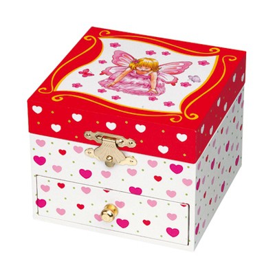 Coffret cube ''Elfe rouge et blanc'' par Trousselier