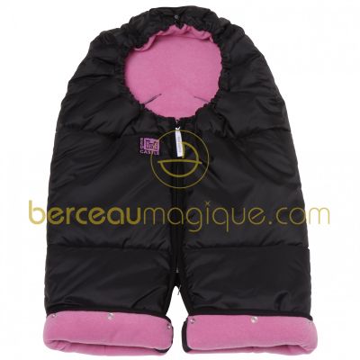 Combizip noir et fuchsia (taille 1) par Red Castle