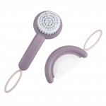 Peigne et brosse poudr� rose - B�aba