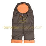 Combizip marron glac� et orange (taille 1) - Red Castle