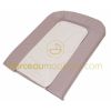 Matelas � langer taupe �cru