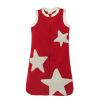 Gigoteuse hiver sans manches � �toiles rouge (74 cm)