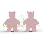 Poign�es ludiques Kali Nina et kenza rose pastel (lot de 2) - Noukie's