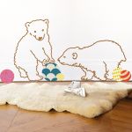 Stickers mural Oursons (80 cm) - Mimi'lou