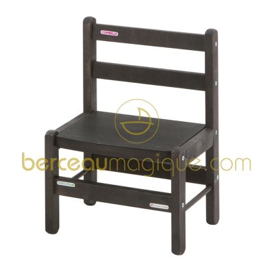 Chaise basse �b�ne par Combelle