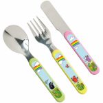 Set de 3 couverts Barbapapa (pastel) - Petit Jour Paris