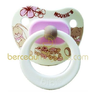 Sucette en silicone Oscarine et L�ontine (6-12 mois) par Noukie's