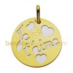 Pendentif  message d'amour  - A.Augis
