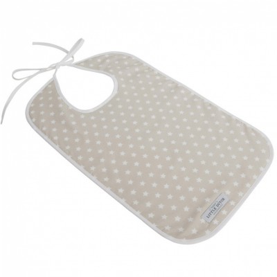 Bavoir etoile beige (43 cm)
