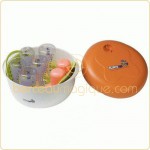 St�rilisateur micro-ondes (orange, anis et blanc)  - Babymoov