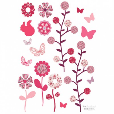 Stickers a3 au jardin by corinne demuynck (29,7 x 42 cm)