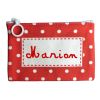 Porte-monnaie rouge personnalisable