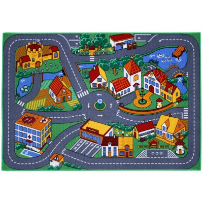 Tapis petite ville calme (95 x 133 cm)