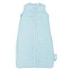 Gigoteuse 6-12 mois l�g�re en mousseline de coton bleu