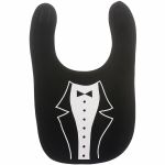 Bavoir ''smoking'' noir - BB & Co