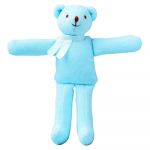 Doudou Ours hochet ciel (20 cm) - Trousselier