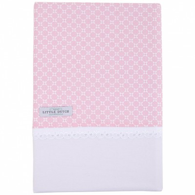 Drap de berceau sweet pink (70 x 100 cm)