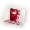 Coffret de naissance Liz (bavoir, chaussons et hochet)
