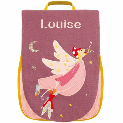 Sac � dos fillette � l'elfe personnalisable par L'oiseau bateau