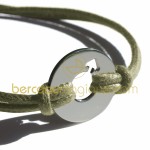 Bracelet Disco gar�on (argent massif) - Mikado