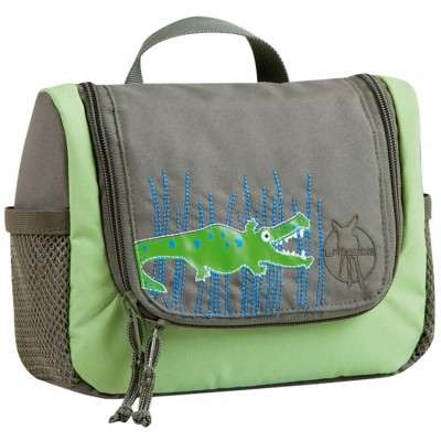 Trousse de toilette Croco vert par L�ssig