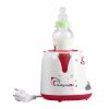 Chauffe-biberon vapeur double alarme rouge et gris