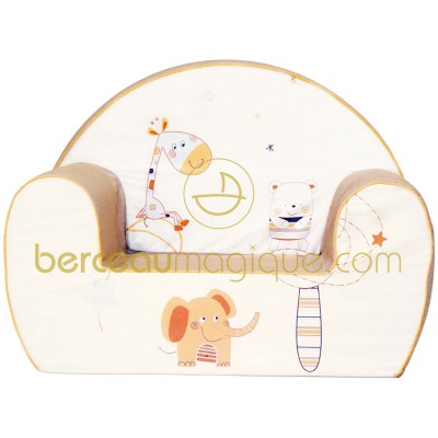 Fauteuil club Marco 100% coton bio (25 cm) par Babycalin