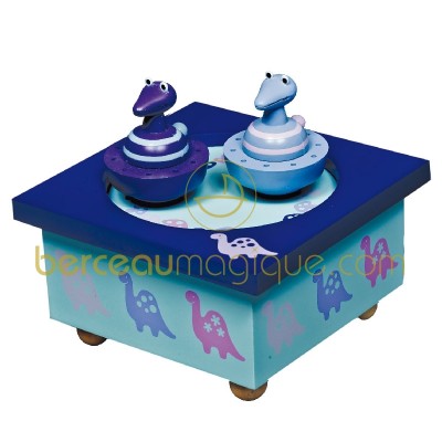 Bo�te � musique magn�tique Dino et Croco par Trousselier