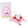 Doudou plat Jolie souris