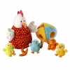 Oph�lie la poule et ses poussins