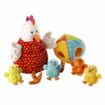 Oph�lie la poule et ses poussins - Lilliputiens