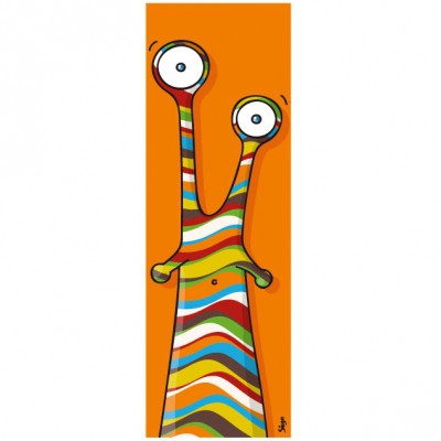 Tableau tête d'escargot (20 x 60 cm)