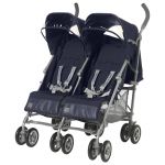 Poussette canne double Twixx marine - Red Castle