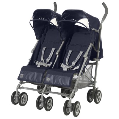 Poussette canne double Twixx marine par Red Castle