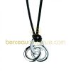 Pendentif 3 anneaux Entrelacs (Petit mod�le) (Argent massif)