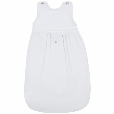 Gigoteuse blanche monogramme (70 cm)